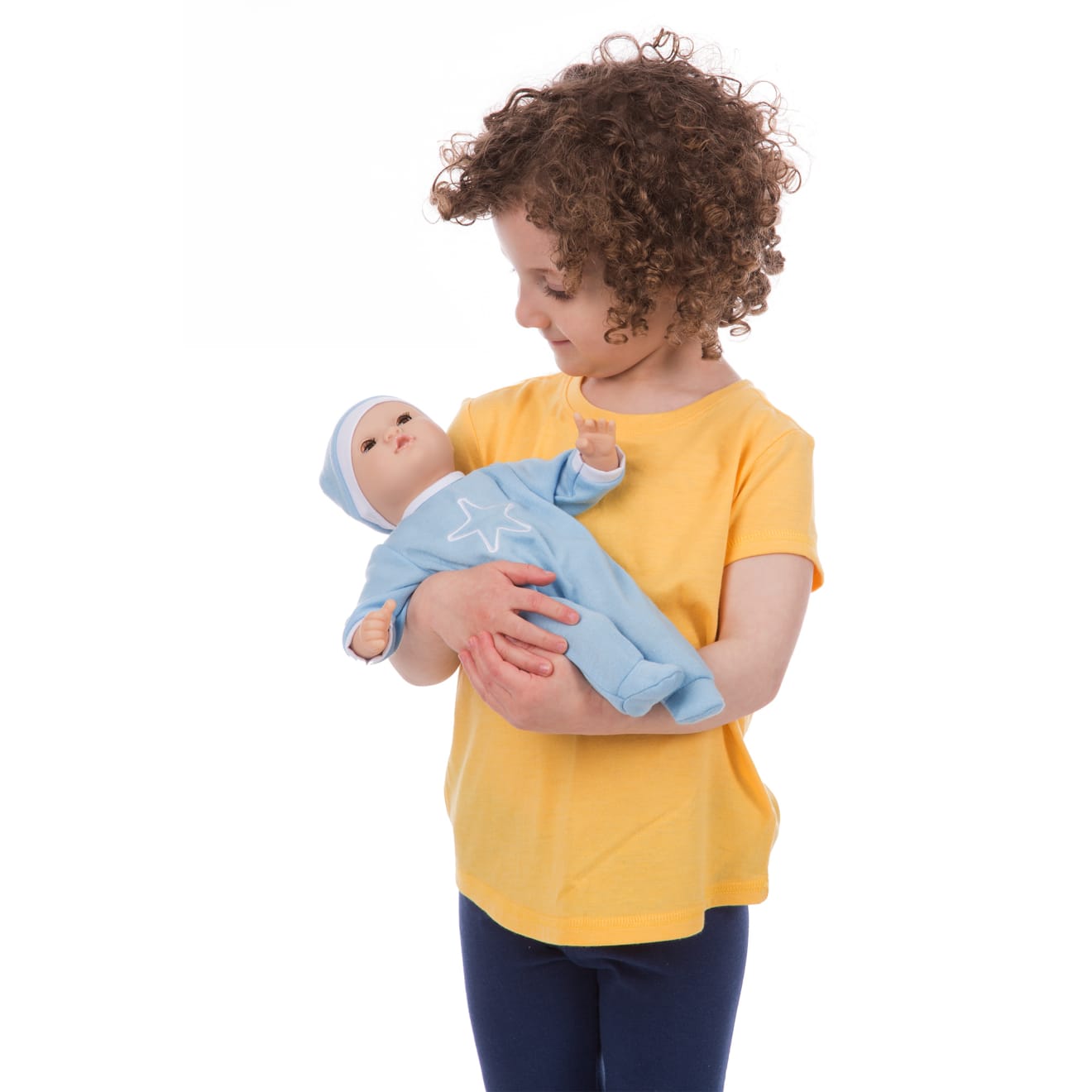 Melissa & Doug Mine to Love Jordan 12-Inch Baby Doll - Image 8