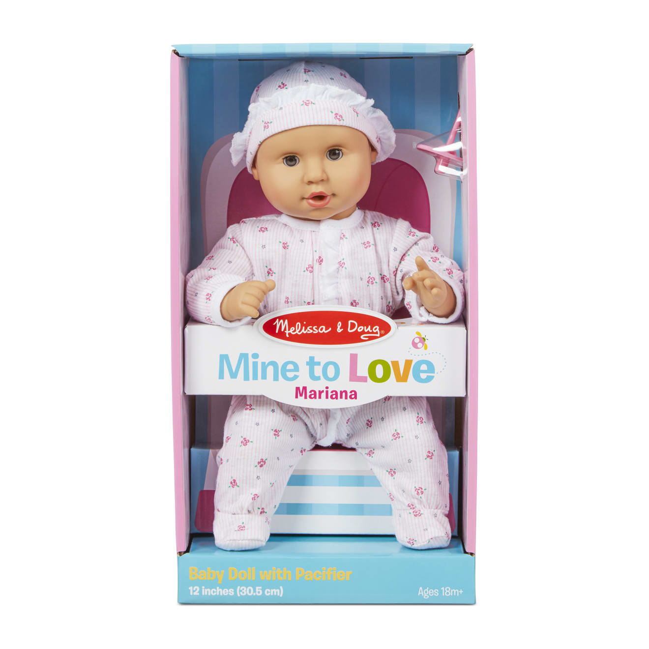Melissa & Doug Mine to Love - Mariana 12" Baby Doll - Image 3