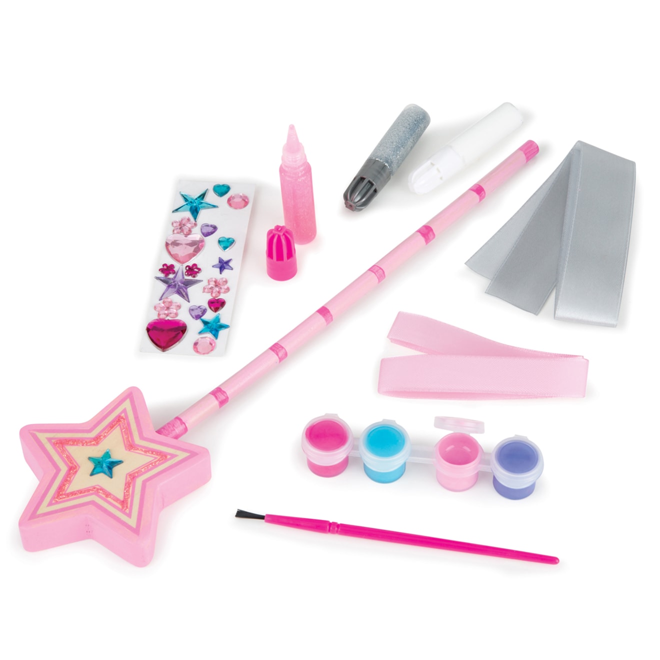 Melissa & Doug Decorate-Your-Own Wooden Princess Wand - Image 4