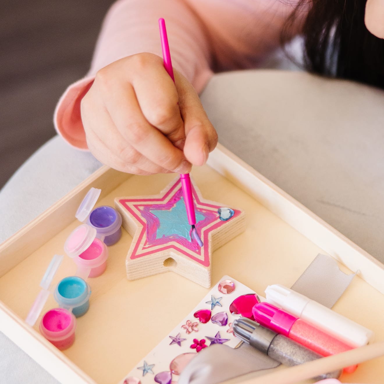 Melissa & Doug Decorate-Your-Own Wooden Princess Wand - Image 6