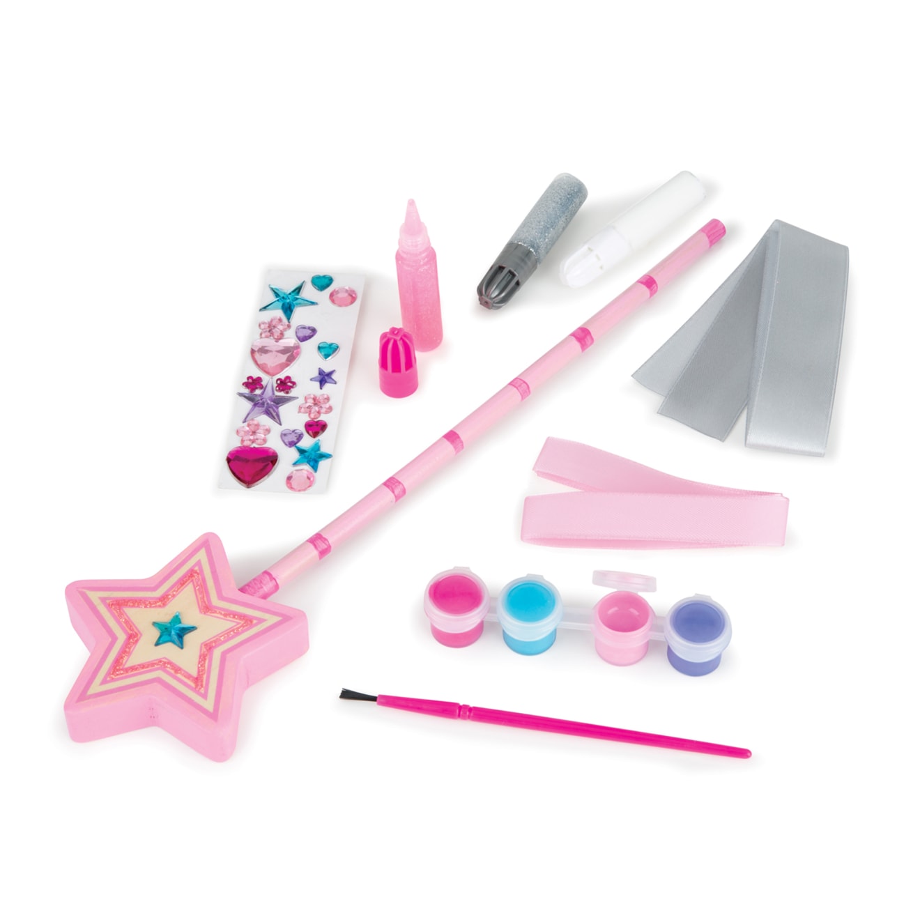 Melissa & Doug Decorate-Your-Own Wooden Princess Wand - Image 3