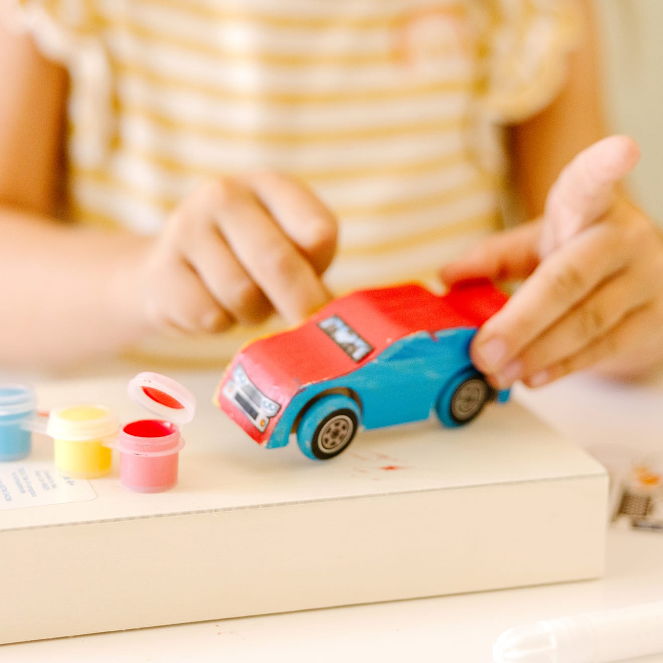 Melissa & Doug Created by Me! Race Car Wooden Craft Kit - Image 5
