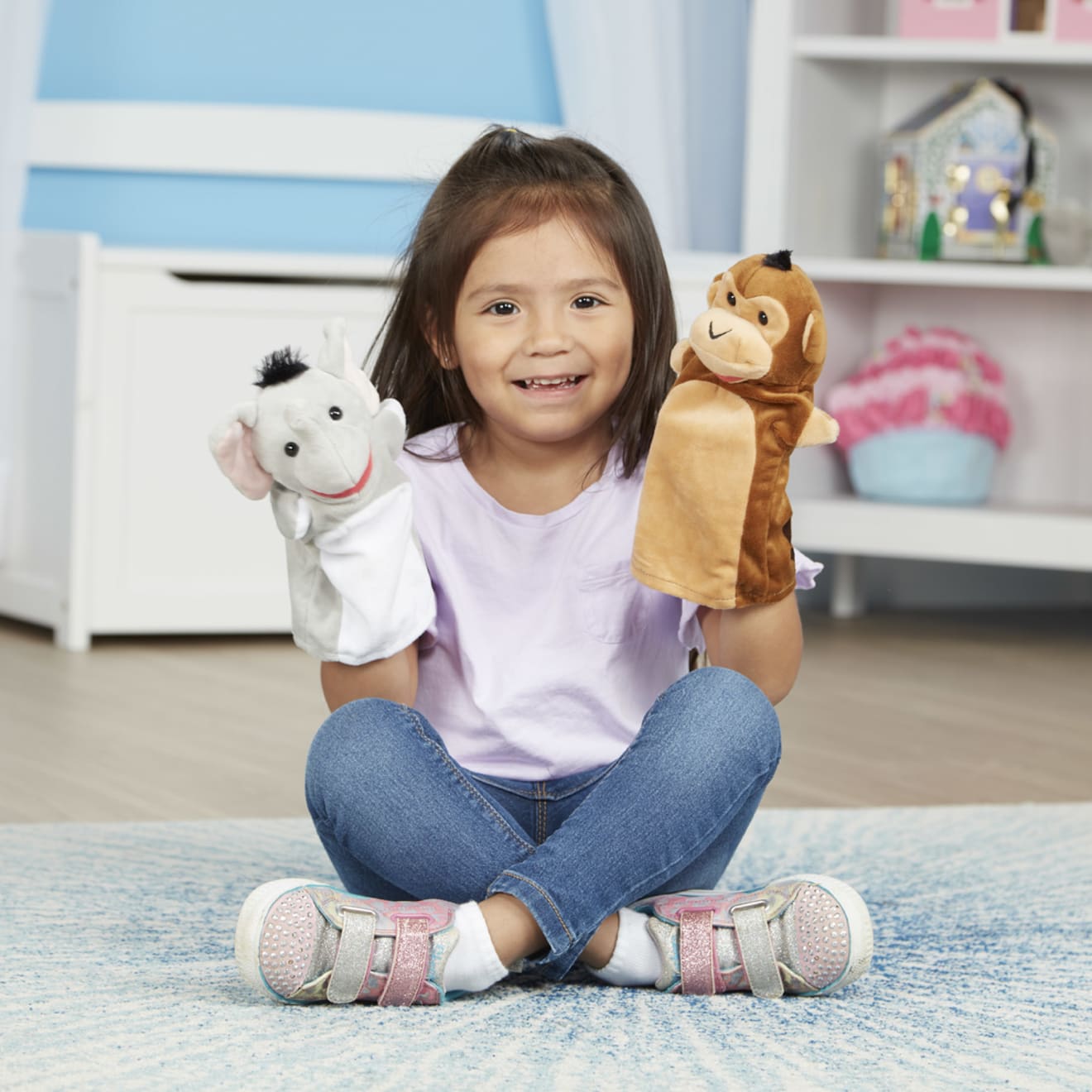 Melissa & Doug Safari Buddies Hand Puppets - Image 2