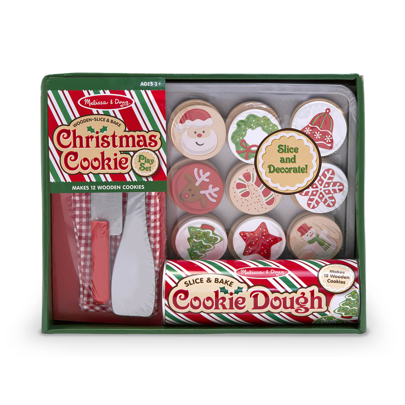 Melissa & Doug Slice & Bake Christmas Cookie Play Set - Image 3