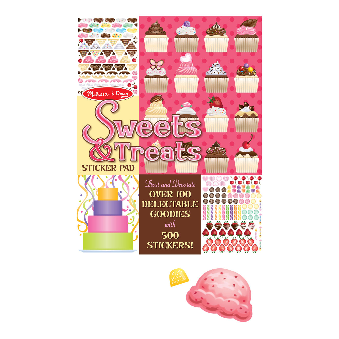 Melissa & Doug Sweets & Treats Stickers Pad - Image 3