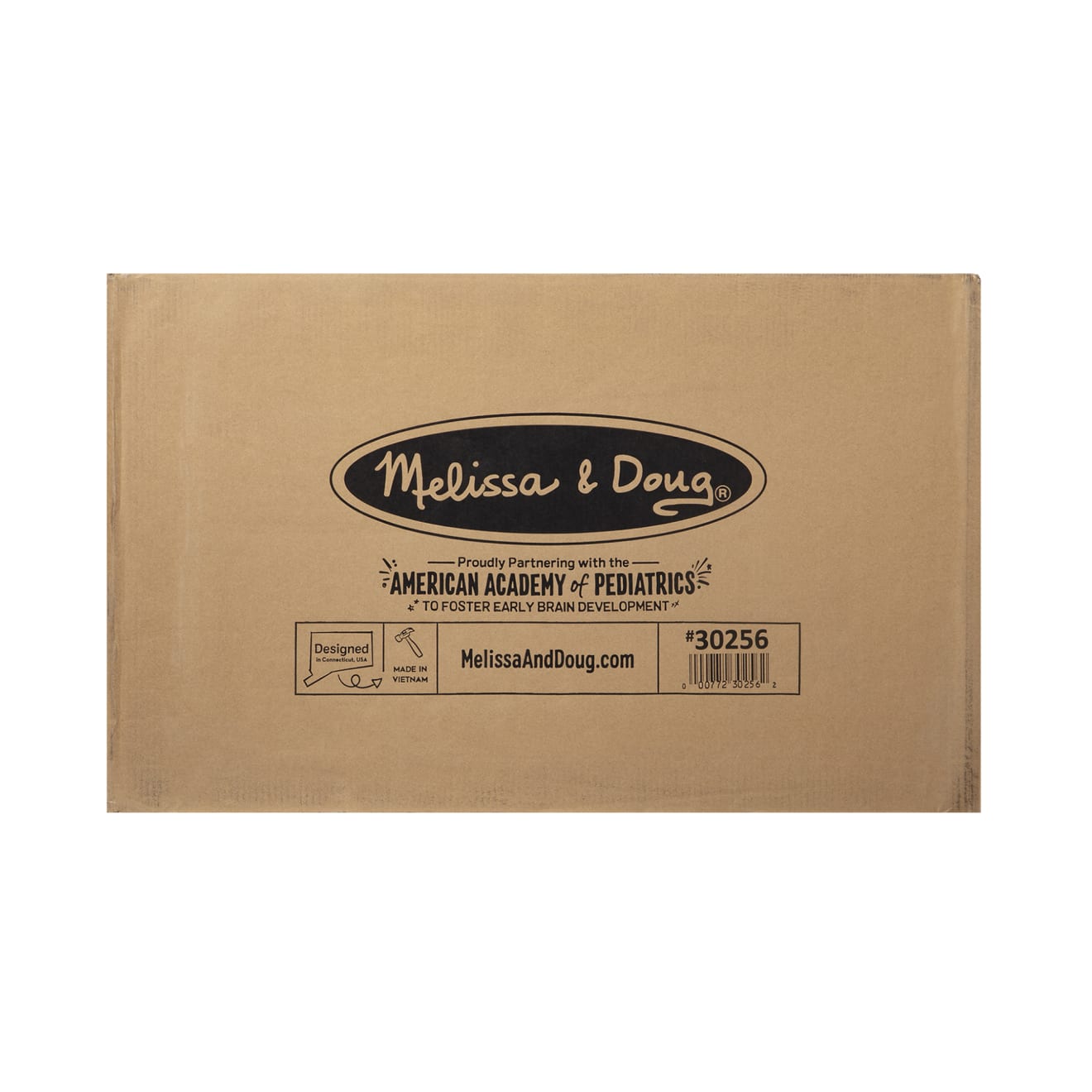 Melissa & Doug Wooden Toy Chest (Gray) - Image 3