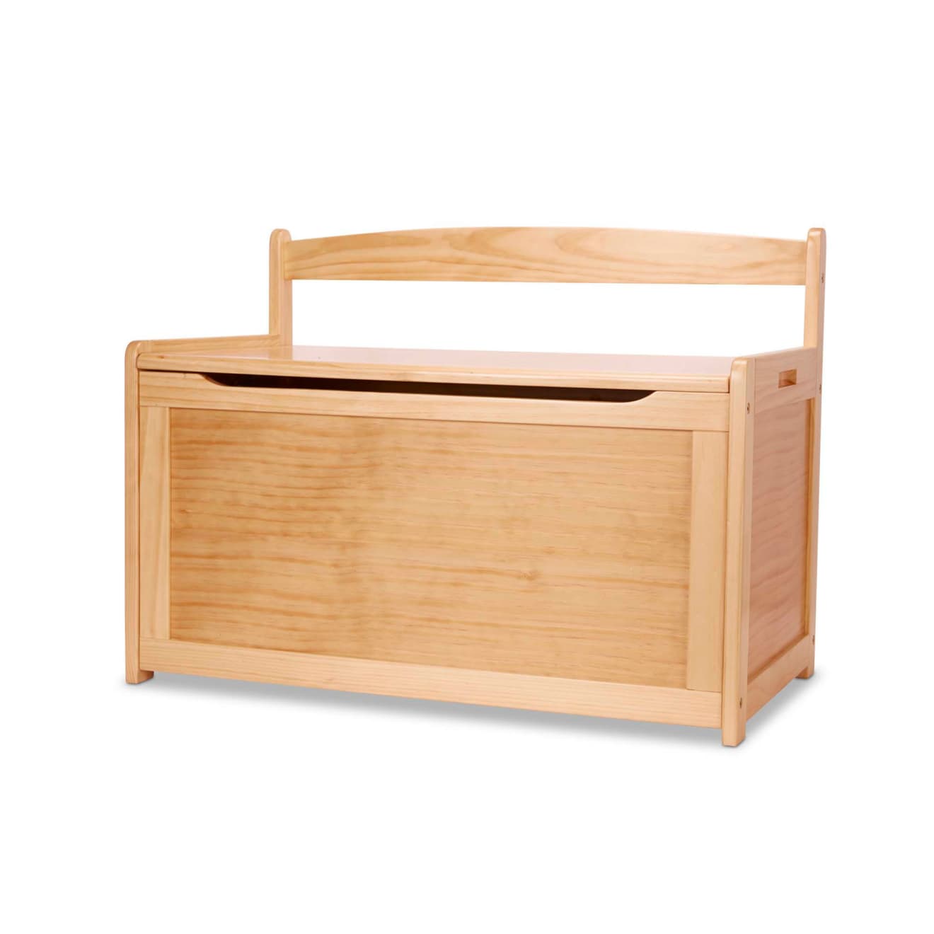 Melissa & Doug Wooden Toy Chest (Honey) - Image 4