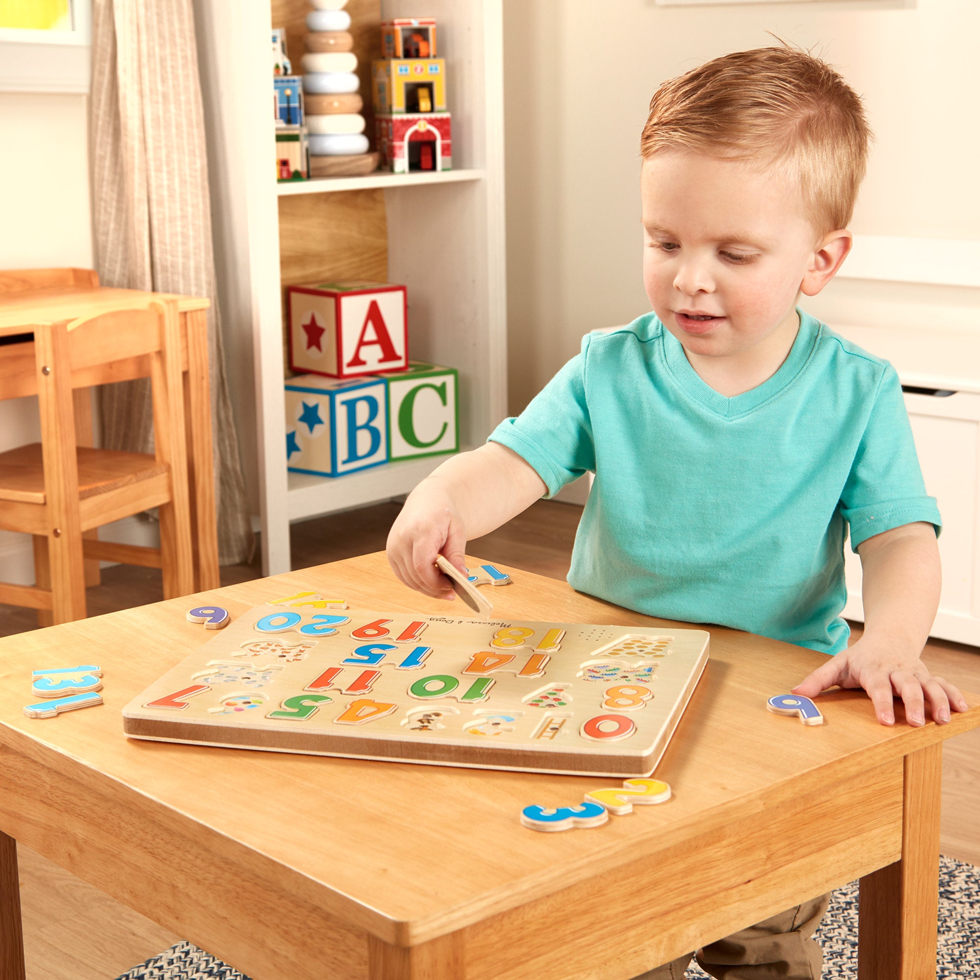 Melissa & Doug Numbers Sound Puzzle - 21 Pieces - Image 2