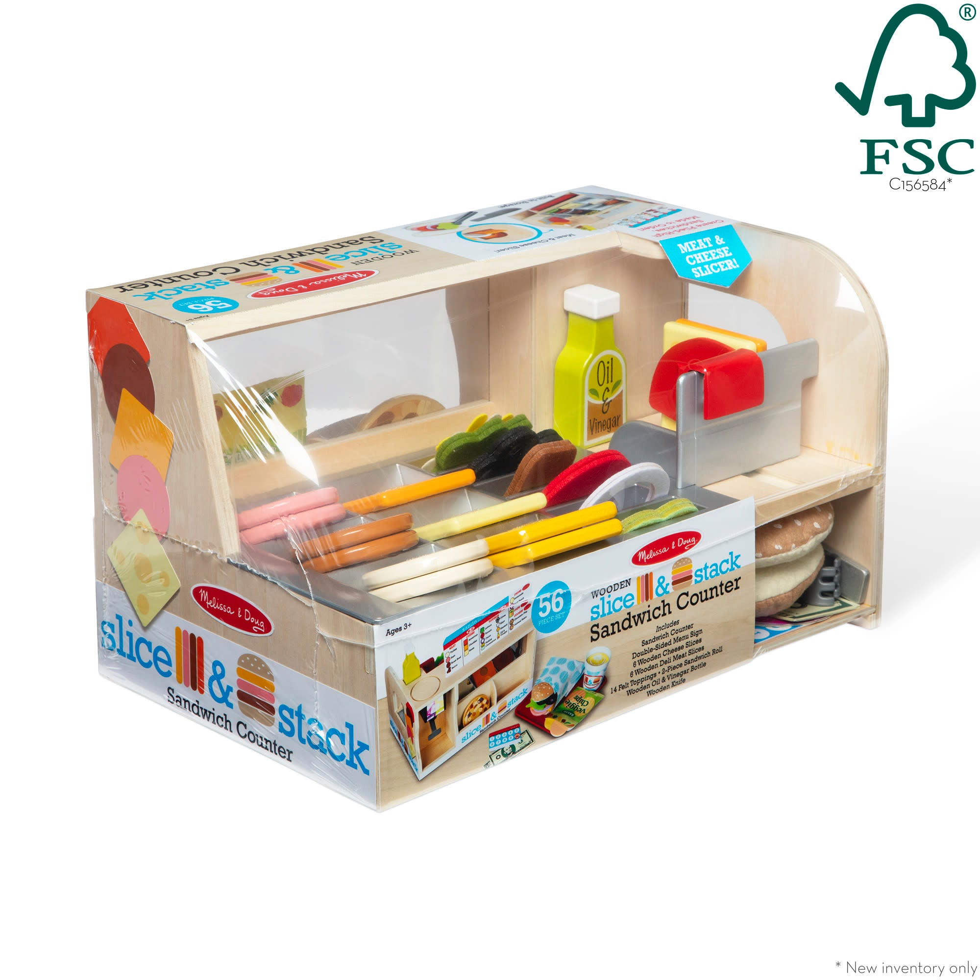 Melissa & Doug Slice & Stack Sandwich Counter - Image 3