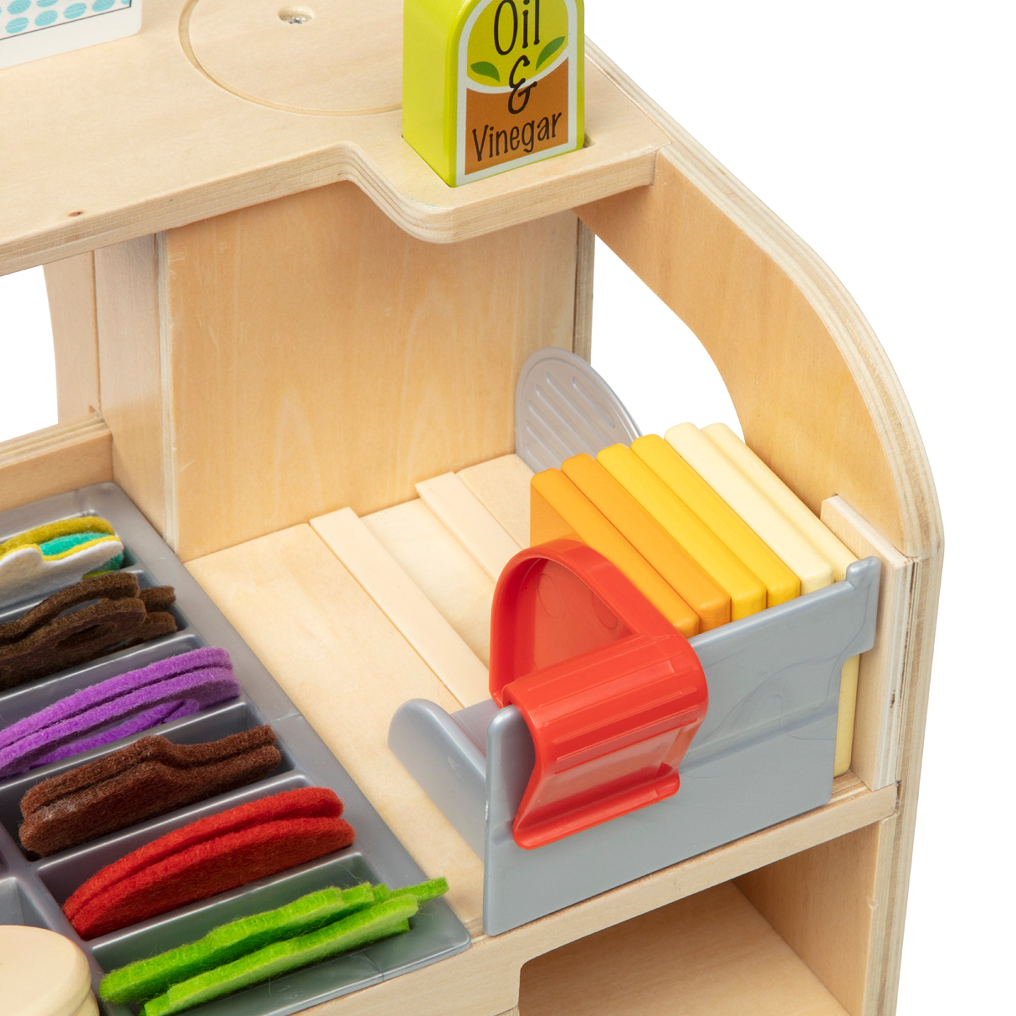 Melissa & Doug Slice & Stack Sandwich Counter - Image 7