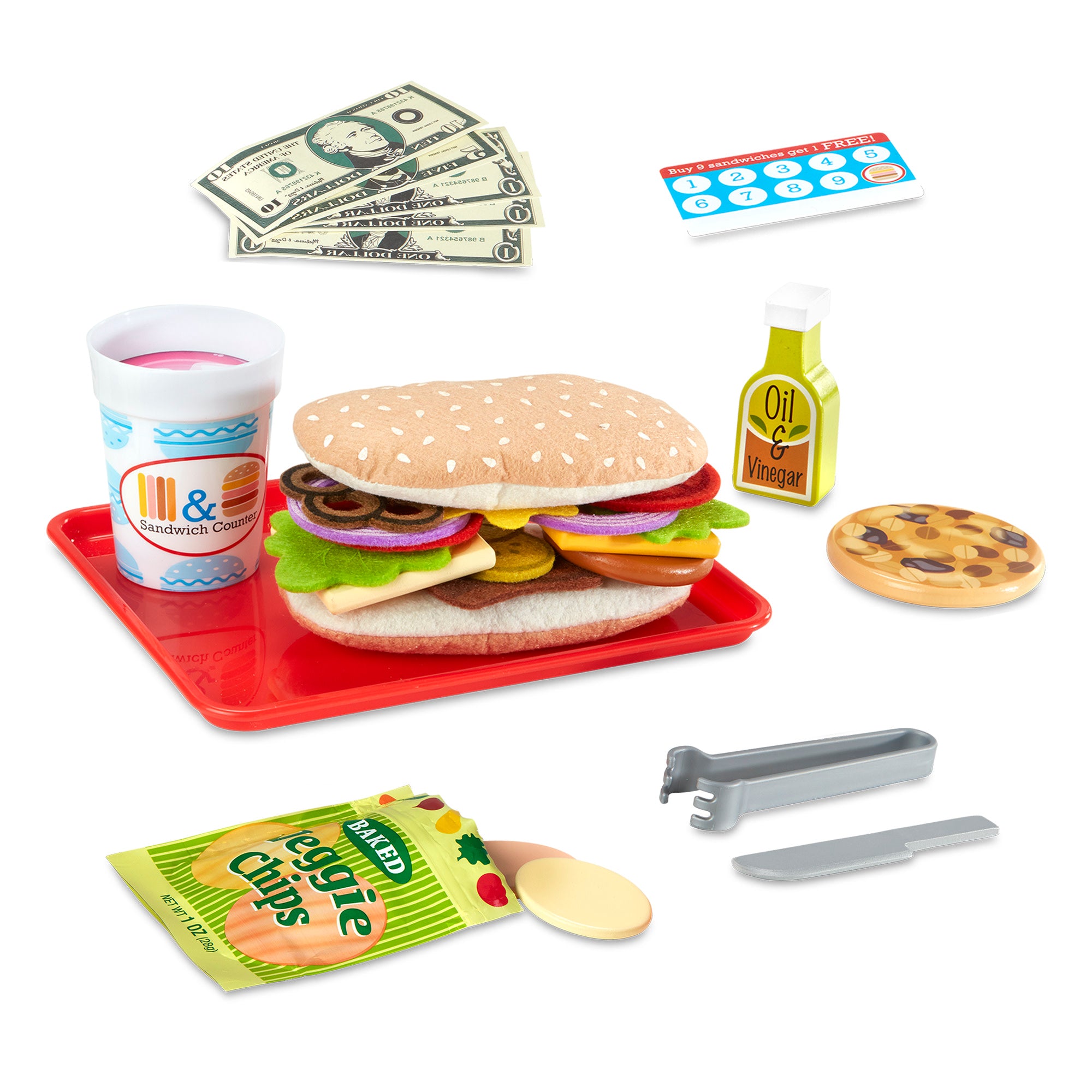 Melissa & Doug Slice & Stack Sandwich Counter - Image 4