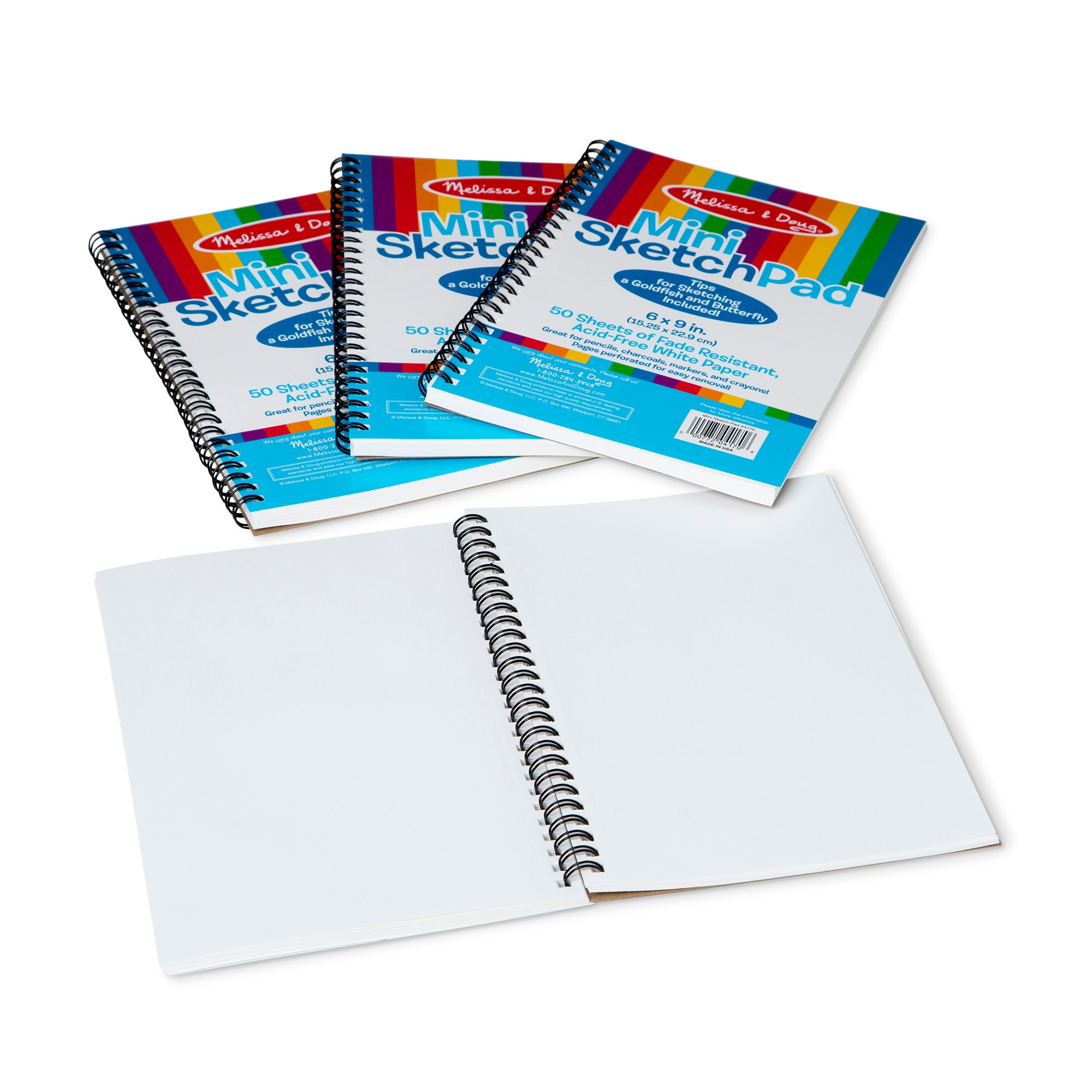 Melissa & Doug Mini Sketch Pad 4-Pack - Image 4