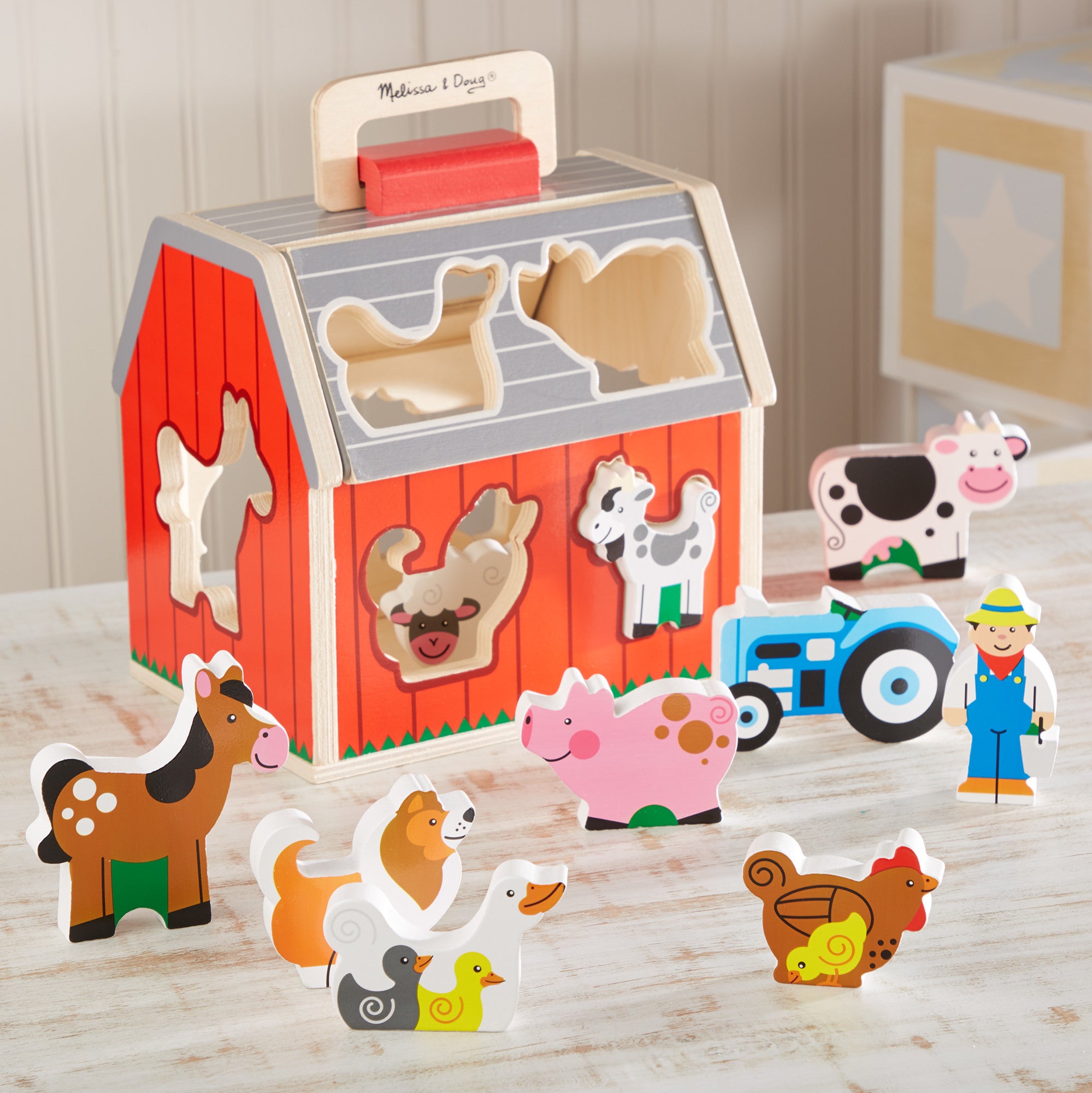 Melissa & Doug Take-Along Sorting Barn (Copy) - Image 4