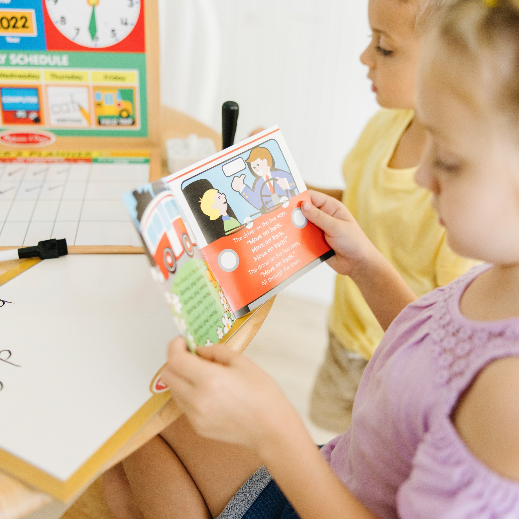 Melissa & Doug School Time! Classroom Play Set - Image 2