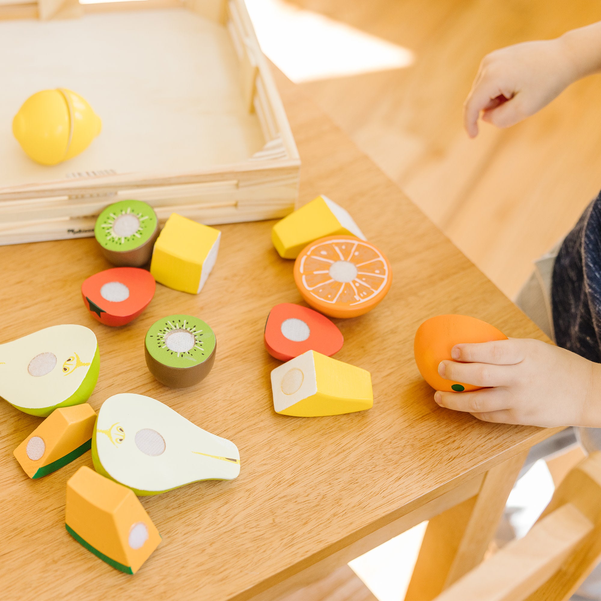 Melissa & Doug Wooden Cutting Fruit Play Food - Image 6