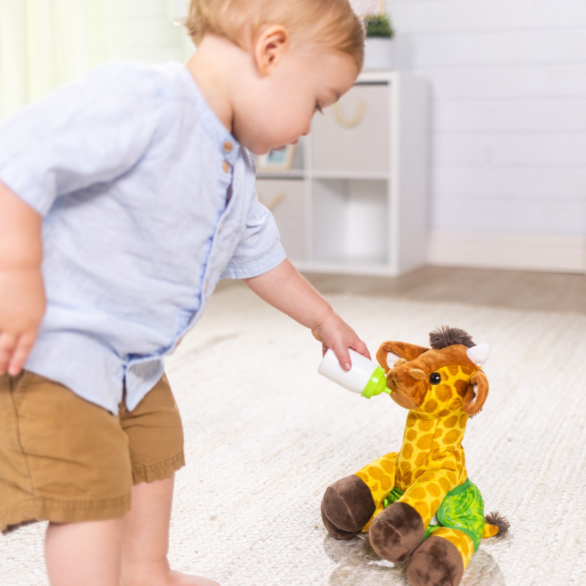 Melissa & Doug Baby Giraffe Stuffed Animal - Image 6
