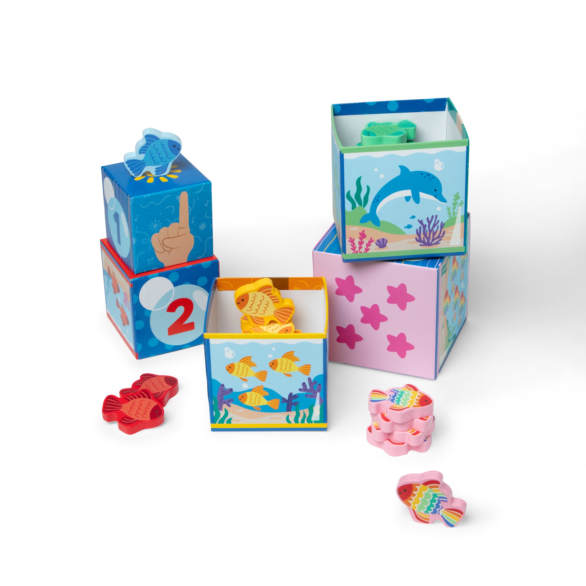 Melissa & Doug Ms. Rachel? Sort & Count Nesting Blocks - Image 4