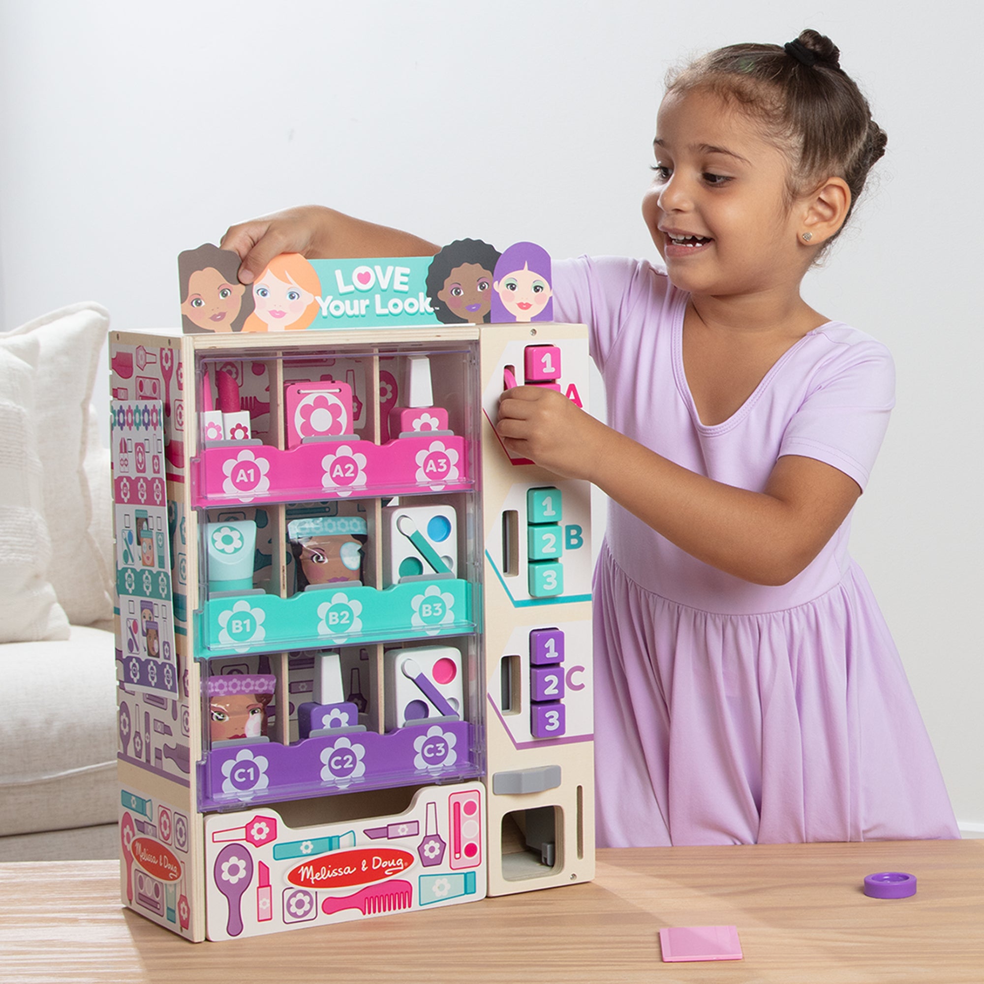 Melissa & Doug Sort, Stock, Select Beauty Kiosk Play Set - Image 7