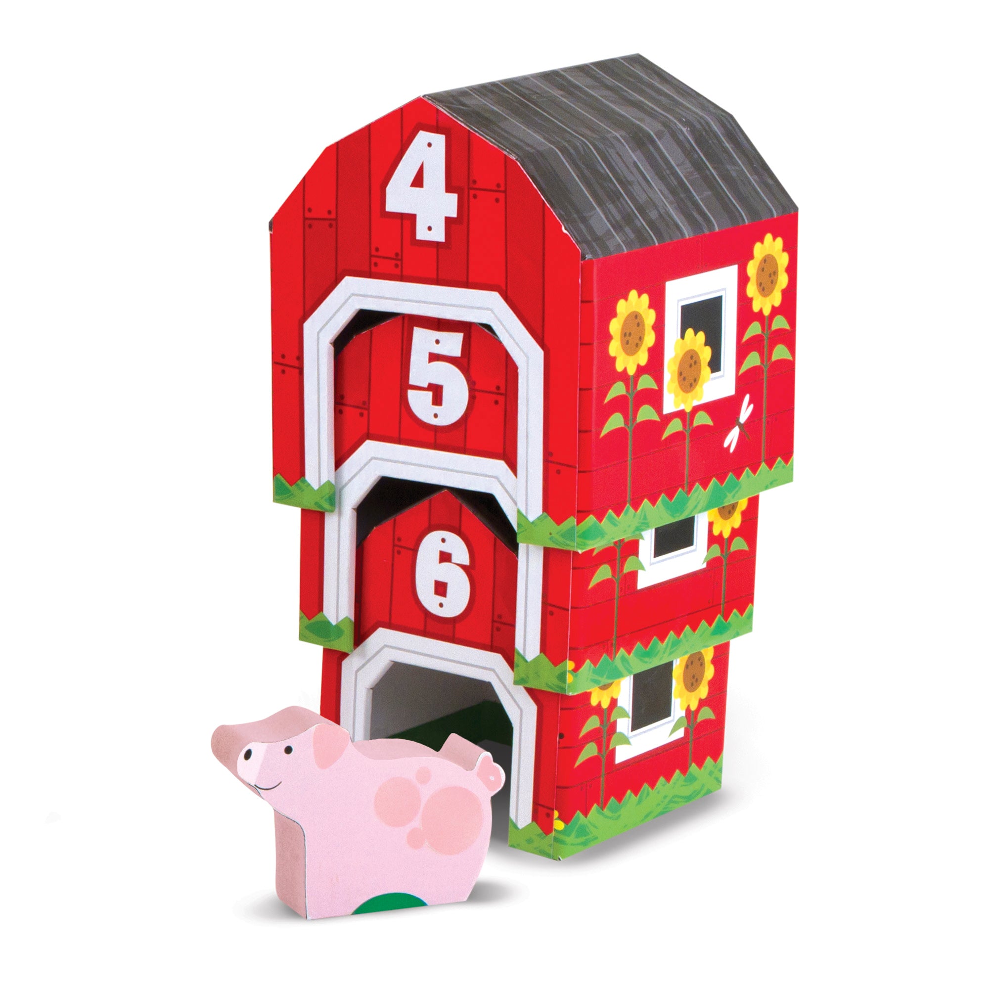 Melissa & Doug Nesting & Sorting Barns & Animals - Image 4