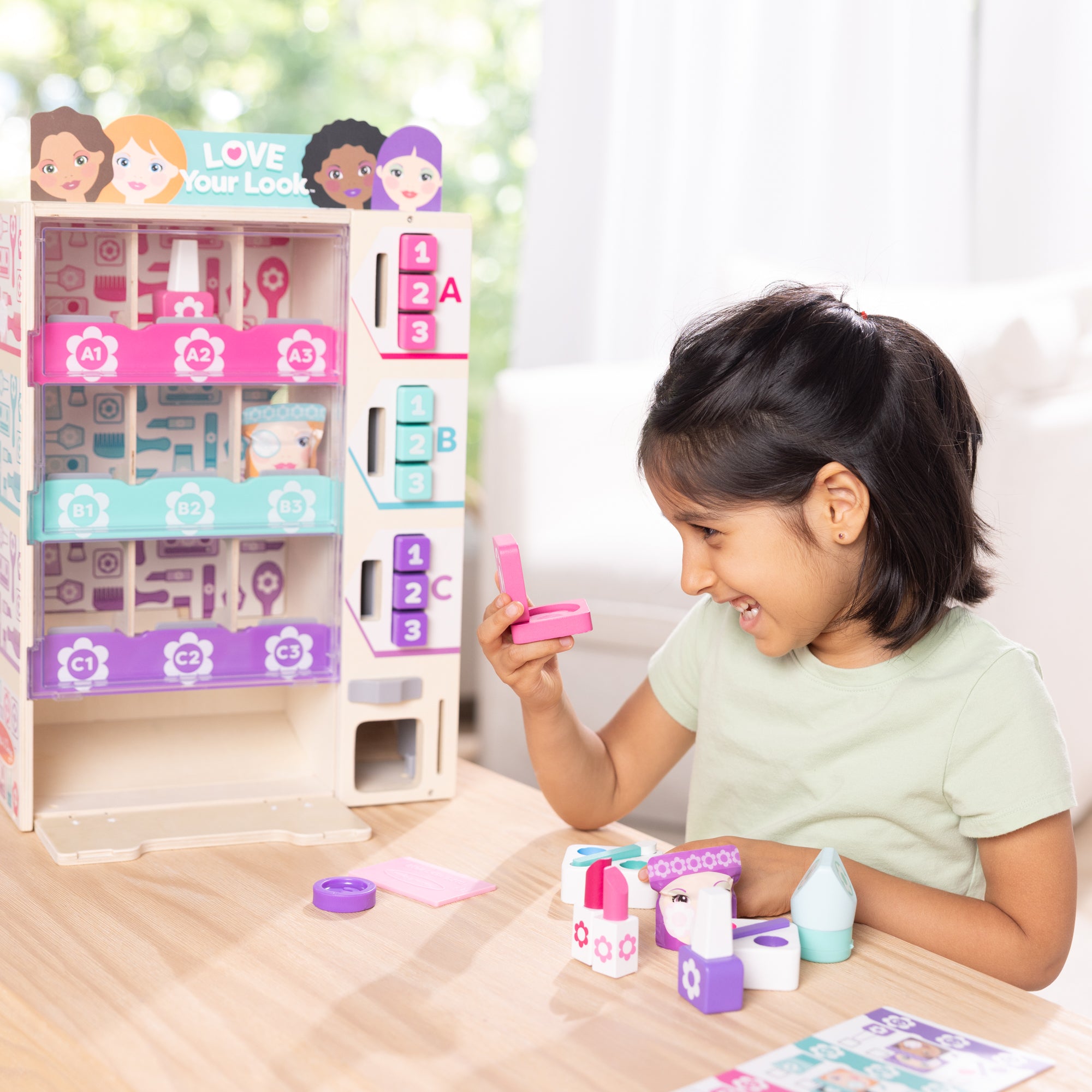 Melissa & Doug Sort, Stock, Select Beauty Kiosk Play Set - Image 5
